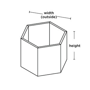 KODAMA Hexagonal Planter